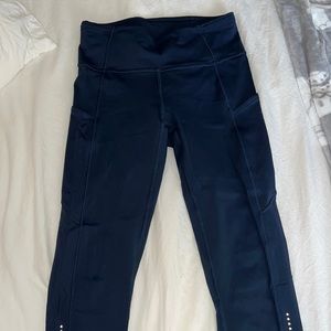 Lululemon fast and free leggings capris